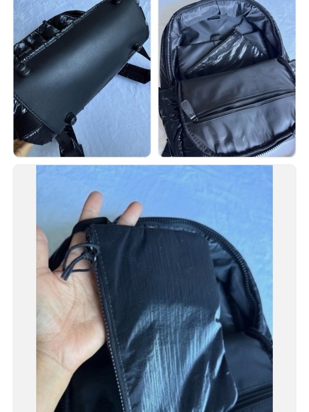 Joan & David Nebula Tubular Travel Backpack NWT - Picture 2 of 6